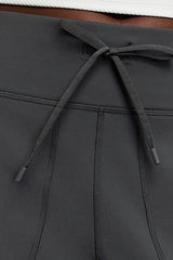 Women Loose Straight Leg Fleece-Lined Yoga Running Sweatpants