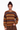 Women's Winter Retro Color Striped Long Sleeve Knit Sweater