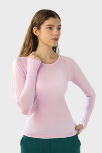 Women'S Yoga Long Sleeved With Thumbhole