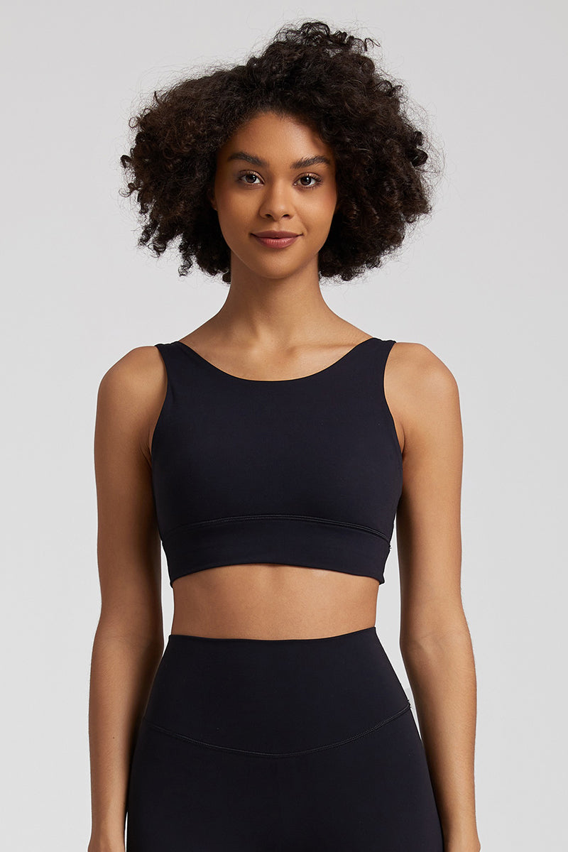 Wider Double Straps Sports Bra