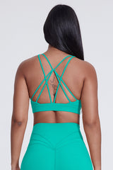 Women'S Yoga Cross Line Sports Bra Tank Top