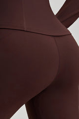 Women High-Waist Flared Butt-Lifting Naked-Feel Yoga Leggings