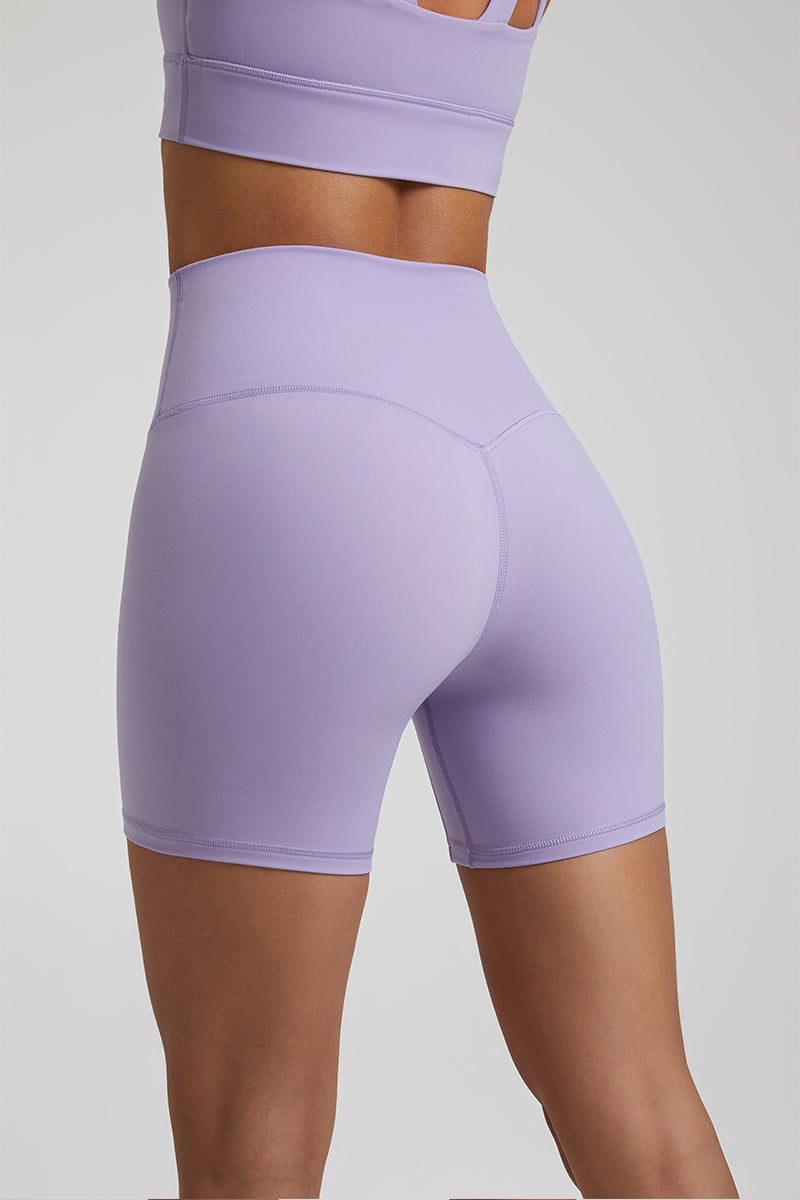 High-Waisted, High-Stretch Athletic Shorts