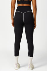 Women'S Color Clash Yoga Sports Leggings