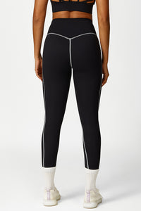 Women'S Color Clash Yoga Sports Leggings