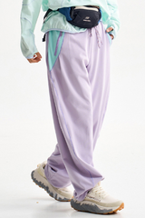Unisex  Drawstring Hem Waterproof Quick-Dry Curved Pants