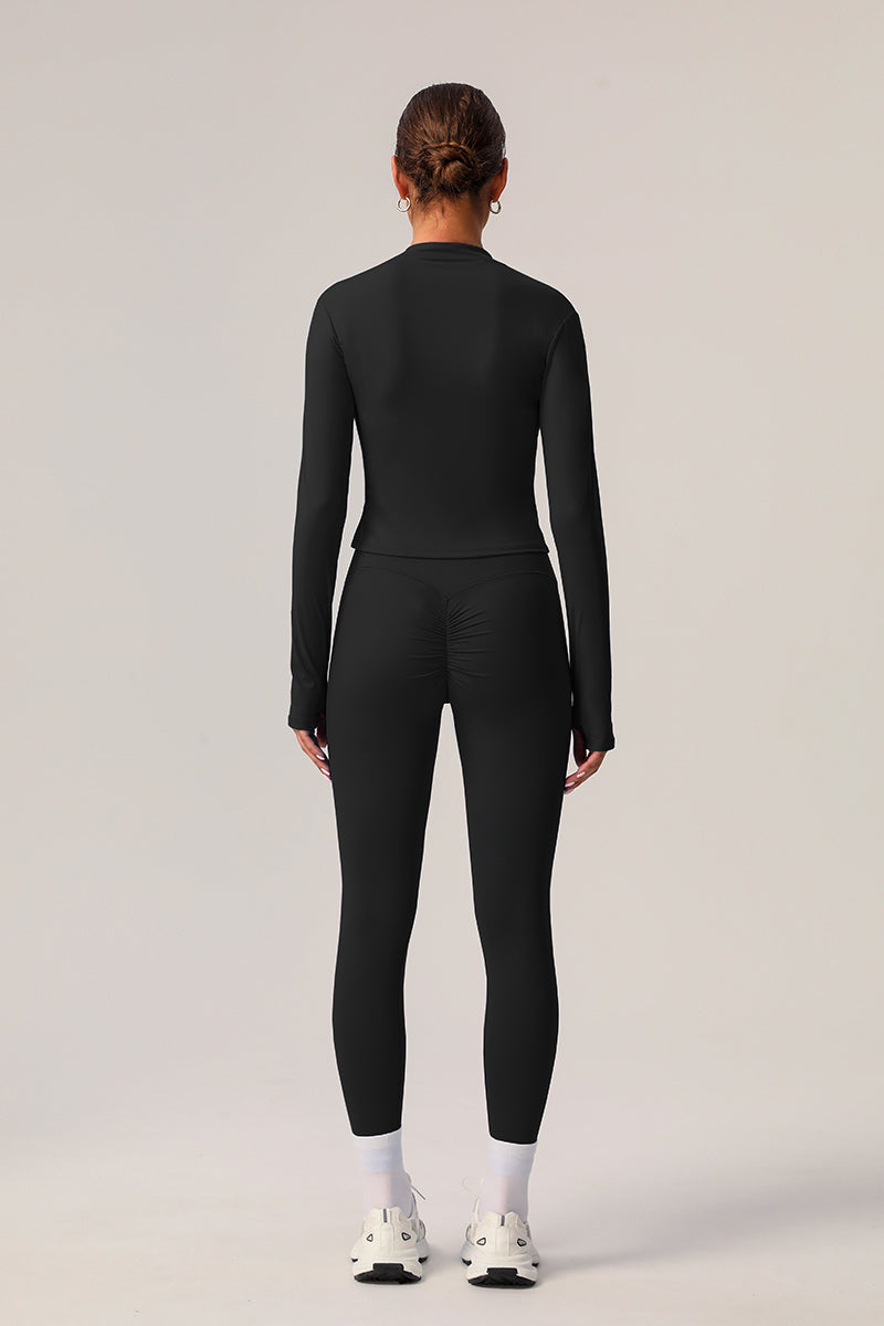3 Pcs Set Halter Neck Fitness Running Sports Bra + Zipper Pocket Running Jacket + Quick-Dry Tight Yoga Leggings