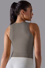 Women'S Ribbed Breathable Sports Tank Top