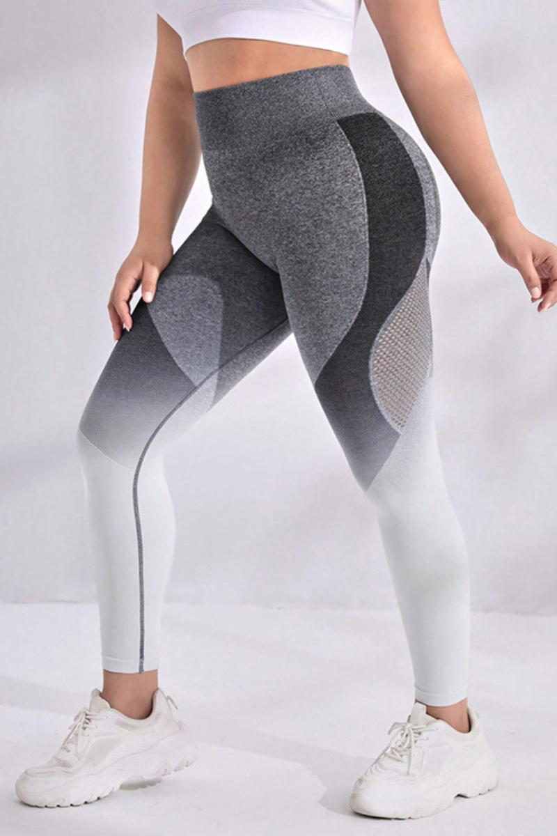 Large-sized peach-shaped rear yoga long pants