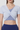 Women Twist Front V-Neck Cropped T-shirt( Bra Not Included)