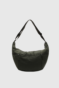 Fashionable Nylon Dumpling-Shaped Sports Crossbody Bag