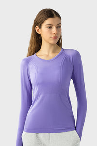 Women'S Yoga Long Sleeved With Thumbhole