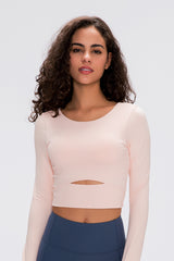 Women'S Yoga Slim Fit Long Sleeved Thumbhole