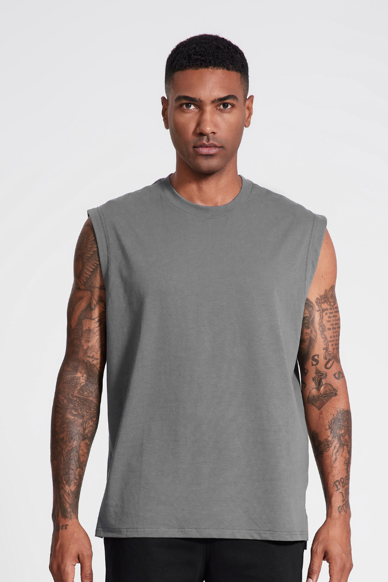 Men's Loose Fit Sleeveless Workout Tank Top