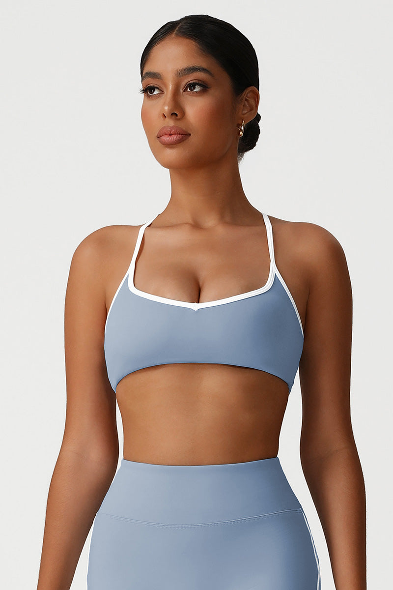 Women Cross-Back Supportive High-Impact Naked-Feel Sports Bra