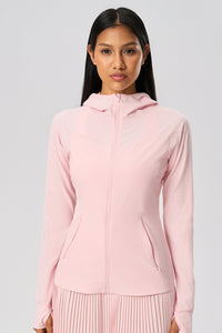 Women Upf50+ Ice-Touch Uv-Blocking Lightweight Outdoor Sunscreen Jacket