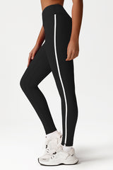 Women High-Waisted Color-Block Butt-Lifting Quick-Dry Yoga Pants