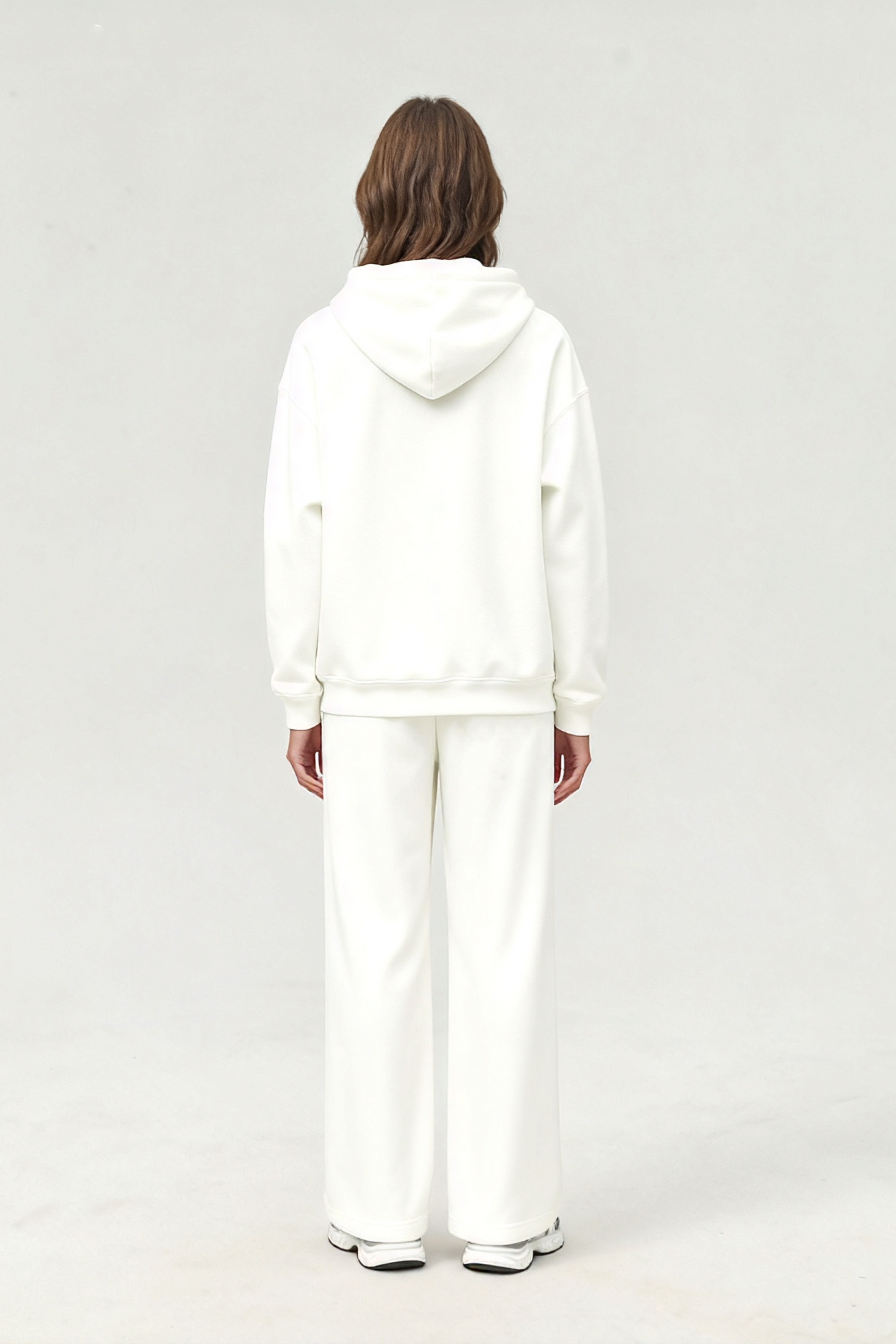 Unisex Heavyweight Fleece Retro Zip Hoodie Set