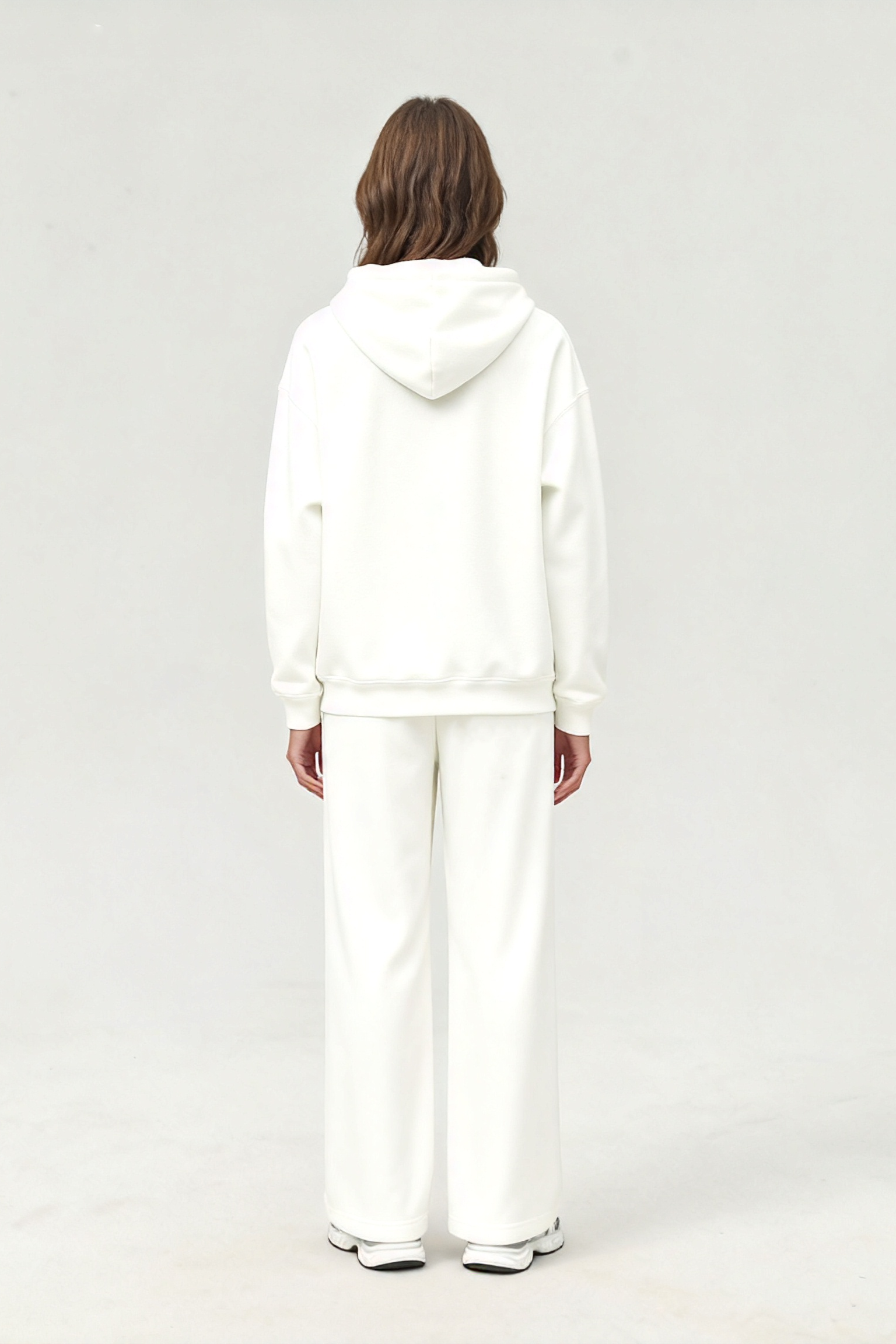 Unisex Heavyweight Fleece Retro Zip Hoodie Set