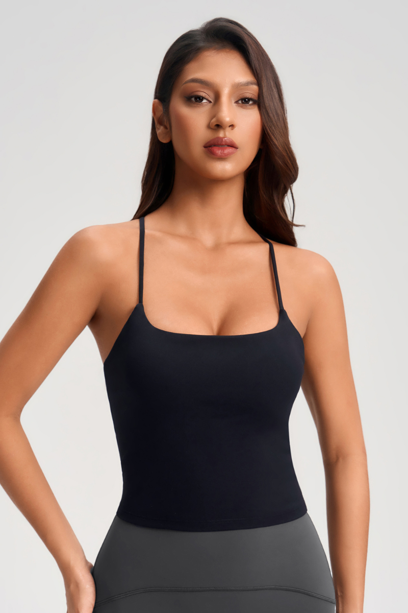 Women's Crisscross Back Athletic Tank Top