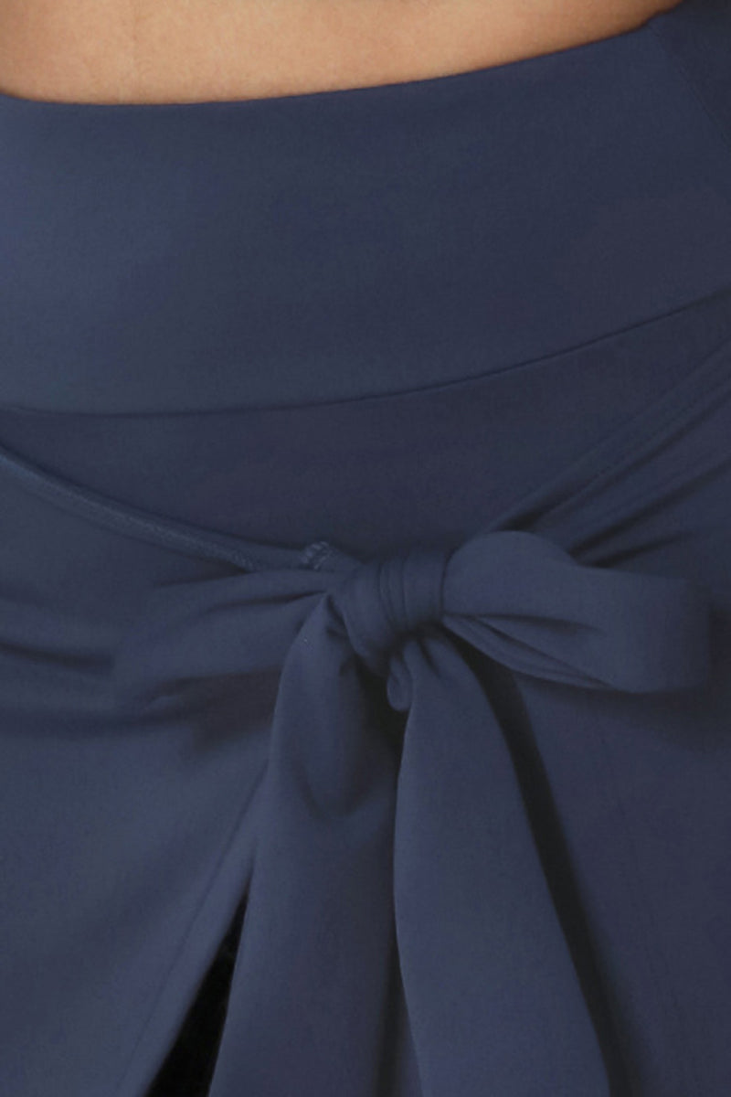 Women Athletic Built-in Shorts Adjustable Strap Tennis Skirt