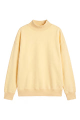 Women's Fall Fleece Relaxed Mock Neck Sweatshirt