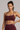 Women's Contrast Trim Y-Back Thin Strap Sports Bra