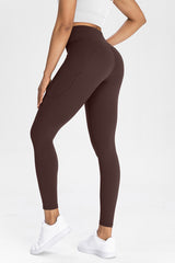 Women Pocket High-Waisted Naked Feel Quick-Dry Yoga Leggings
