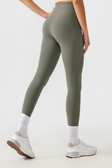 Women Free Size Nude Hip Lifting Shaping Fitness 9/10 Yoga Pants