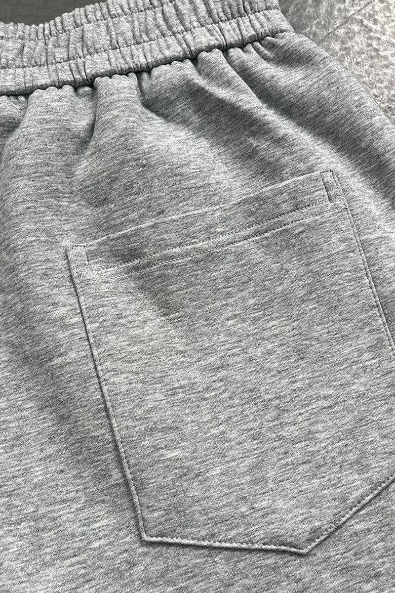 Unisex Loose Straight Leg Retro Street Pants: Mamba Cotton Blend Air Layer Design