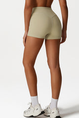 Women High Waist Hip Lift Quick-Dry Workout Shorts