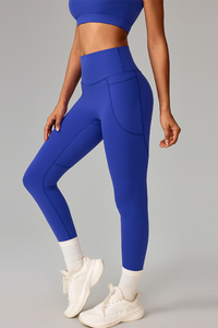 Women's Athletic High Waist Side Pocket Yoga Leggings