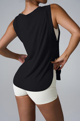 Women'S Loose Sleeveless Sports Blouse Sports Vest