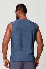 Men's Round-Neck Loose Fit Sports Tank Top
