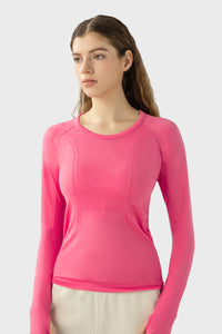 Women'S Yoga Long Sleeved With Thumbhole