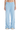 Women's Fall Washed Distressed Ruched Flare Sweatpants