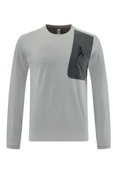 Men Round-Neck Breathable Training Long Sleeve Top