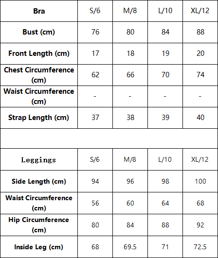 Trimmed crossover back bra & high waist sports leggings 2-piece set