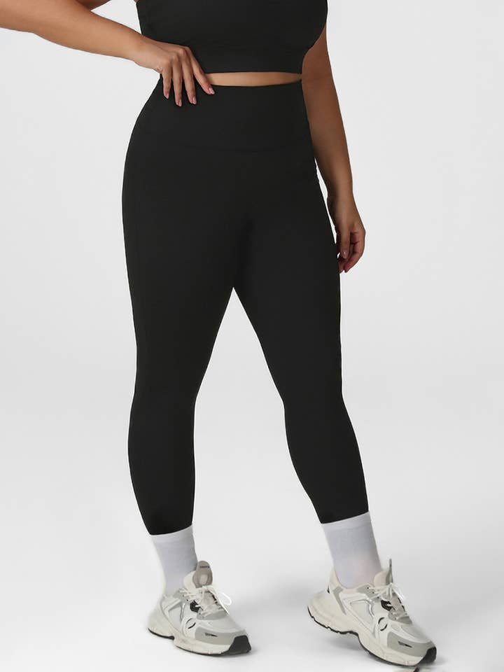 Women's Plus Size Tight-Fitting Bubble Butt Yoga Leggings