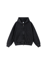 Women's Fall Heavyweight Vintage Washed Cotton Hooded Jacket