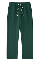 Unisex Drawstring Straight Leg Casual Sweatpants