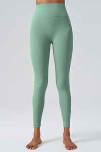 Women's High-waist shaping Tucking Nine-inch Leggings