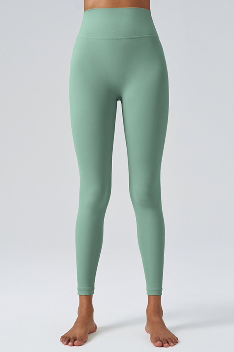 Women's High-waist shaping Tucking Nine-inch Leggings