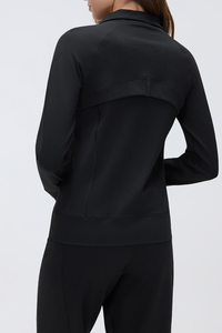 Women's Fall Stand Collar Two-way Zipper Sports Jacket