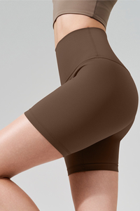 Women'e  Athletic High Waist Sculpting Yoga Shorts