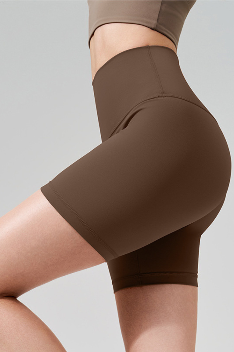 Women'e  Athletic High Waist Sculpting Yoga Shorts