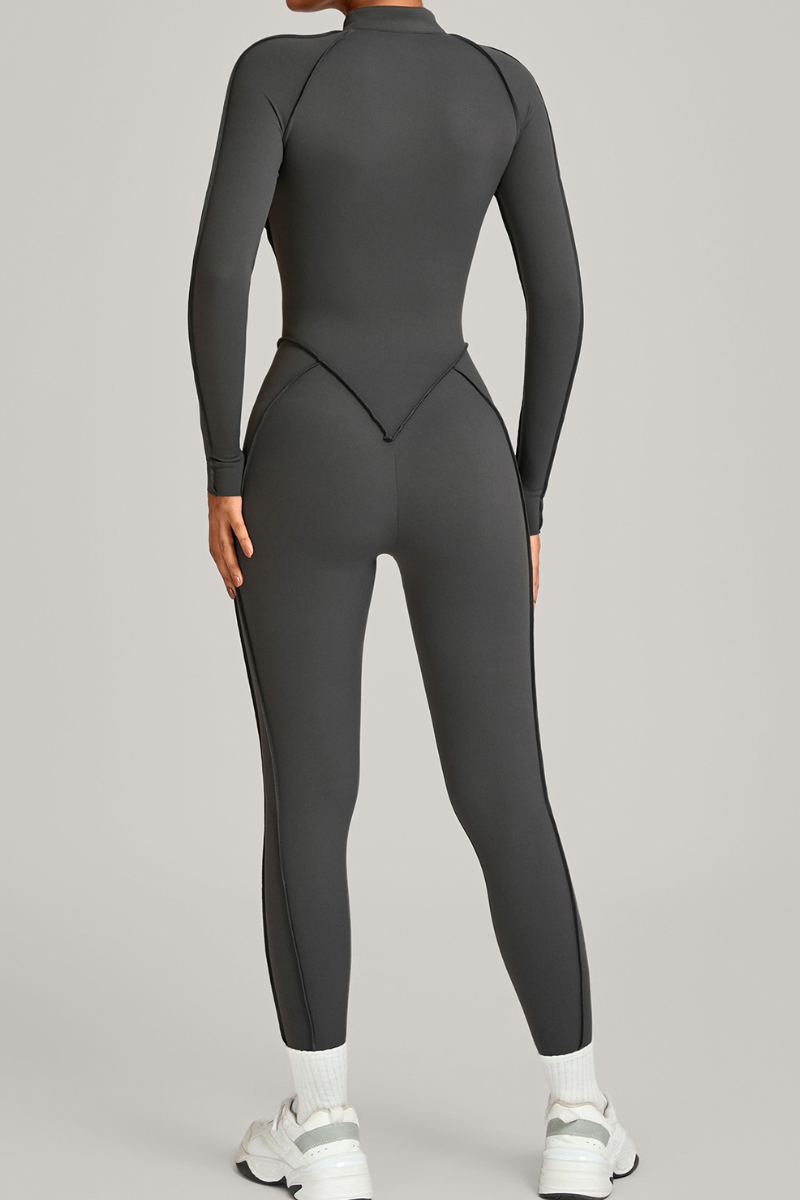 Women's athletic all-in-one pantsuit