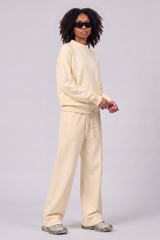 Unisex Fall Fleece Mock Neck Sweatshirt and Sweatpants Sets