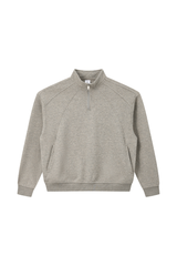 Women's  Fall 1/4 Zip Raglan Sleeve Mock Neck Sweatshirt