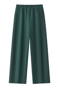 Unisex Fall Drawstring Side Pocket Wide Leg Sweatpants